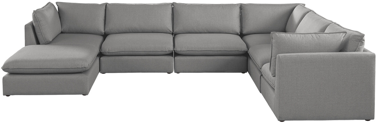 Mackenzie - Modular Sectional 7 Piece - Gray - Home Elegance USA