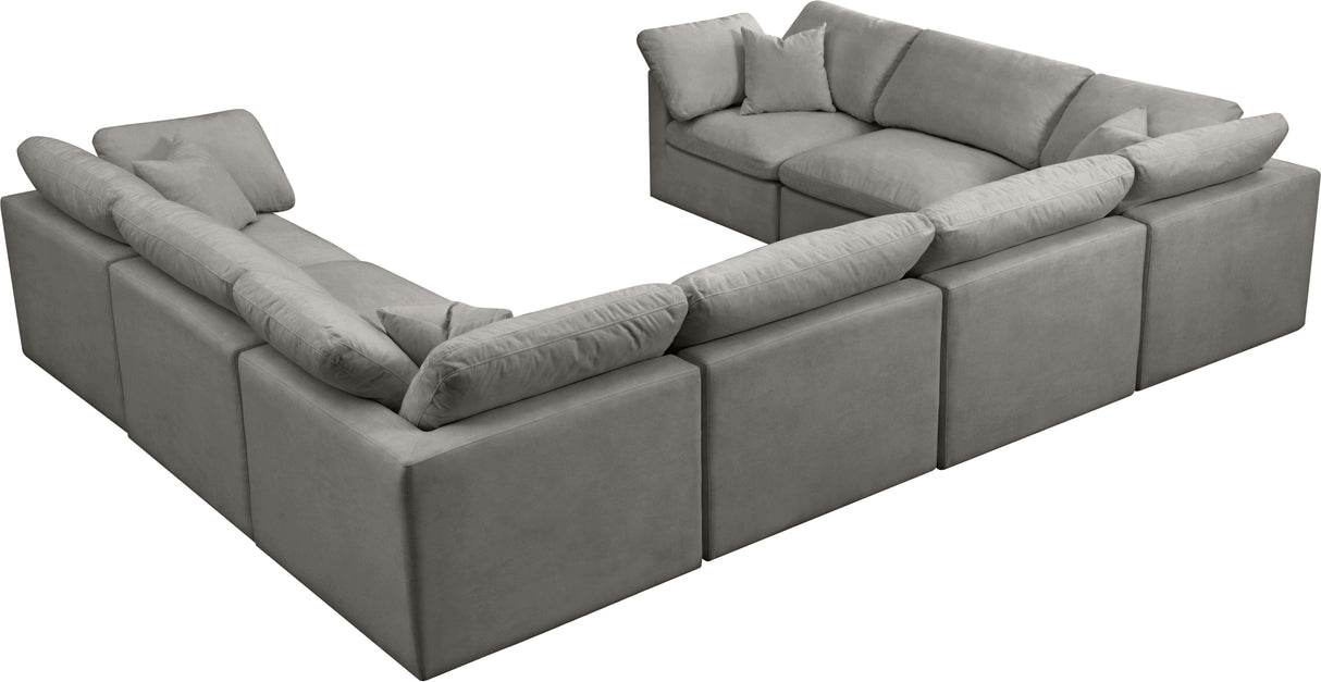 Plush - Cloud Modular Sectional - Grey - Fabric - Home Elegance USA