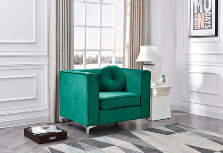 Glory Furniture Delray G792A-C Chair , GREEN - Home Elegance USA