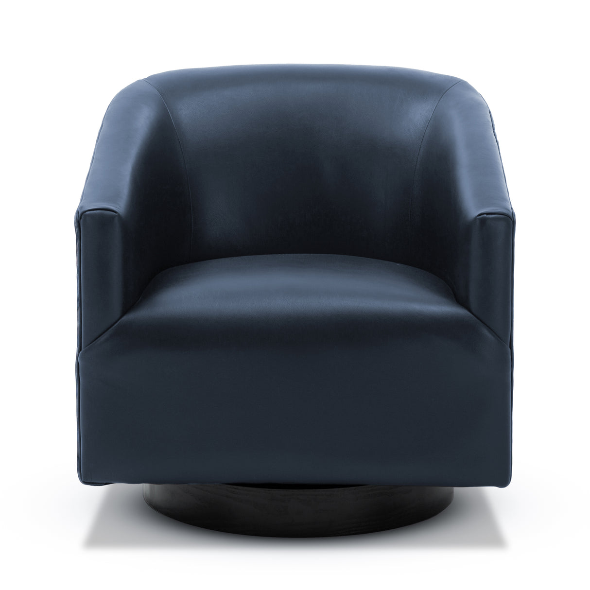 Garland Midnight Blue Wood Base Swivel Chair - Home Elegance USA