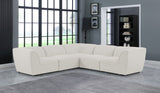 Miramar - Modular Sectional 5 Piece - Cream - Modern & Contemporary - Home Elegance USA