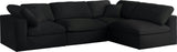 Serene - Modular Sectional - Black - Home Elegance USA