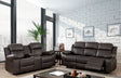 Pondera - Sofa & Loveseat - Dark Brown