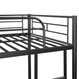 Twin Over Twin Metal Bunk Bed (Black) ( old sku: MF189201BAA ) - Home Elegance USA