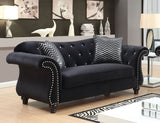 Jolanda - Sofa & Loveseat - Black - Home Elegance USA