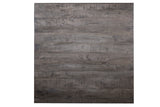 Charcoal Finish Solid Wood Low Profile Rough Coffee Table Home Elegance USA
