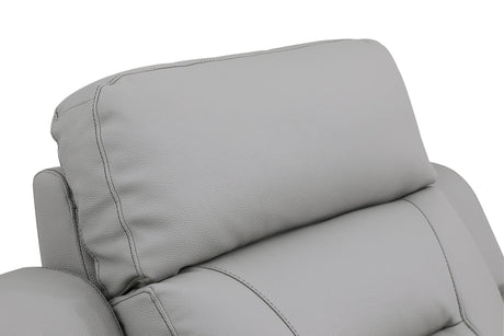 Global United  Modern Reclining Leather Air Upholstered Chair