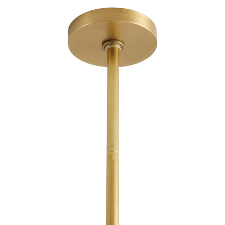 Arteriors Javier Chandelier in Champagne Crystal & Antique Brass