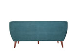 BRENNA SOFA - TEAL - Home Elegance USA