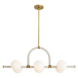 Arteriors Harrison Cream Linear Chandelier