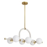 Arteriors Harrison Cream Linear Chandelier