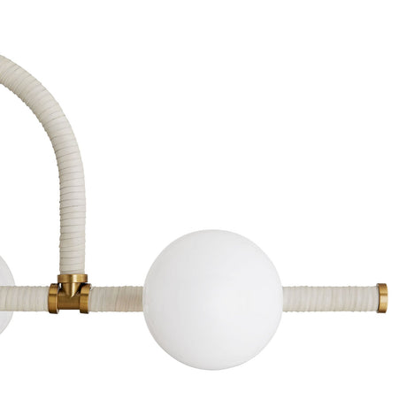 Arteriors Harrison Cream Linear Chandelier | Arteriors