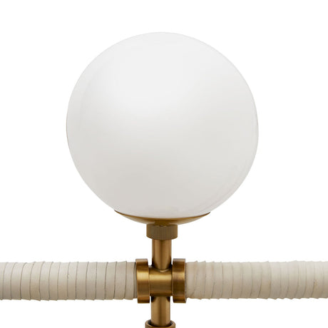 Arteriors Harrison Cream Linear Chandelier | Arteriors