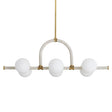 Arteriors Harrison Cream Linear Chandelier | Arteriors