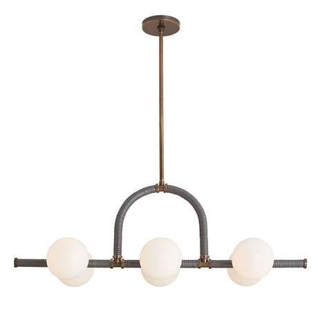 Arteriors Harrison Graphite Linear Chandelier | Arteriors