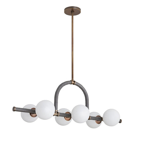Arteriors Harrison Graphite Linear Chandelier | Arteriors