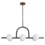 Arteriors Harrison Graphite Linear Chandelier | Arteriors - 89469 - Home Elegance USA - 2