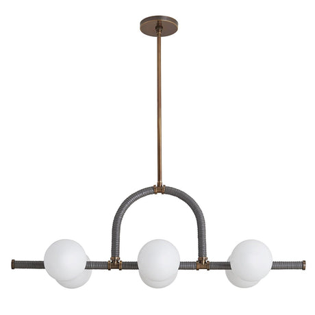 Arteriors Harrison Graphite Linear Chandelier | Arteriors