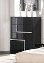 Lucca Black Lacquer Chest - 17685-C | J&M