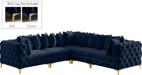 Tremblay - Modular Sectional 5 Piece - Navy - Home Elegance USA