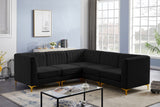 Alina - Modular Sectional - Black - 604Black - Sec5C - Home Elegance USA - 5