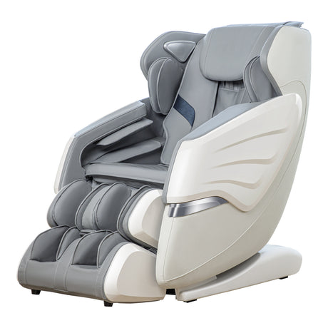 BOSSCARE 2023 Brand New Update GR8686 Massage Chairs with AI Voice, App Control SL Track Zero Gravity Full Body Massage Recliner Gray Home Elegance USA