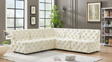 Tuft - Modular Sectional 5 Piece - Cream - Modern & Contemporary - Home Elegance USA