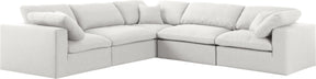 Serene - Cloud 5 Piece Modular Sectional - Cream