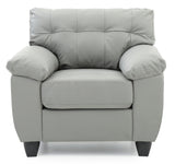 Glory Furniture Gallant G912A-C Chair , GRAY - Home Elegance USA
