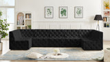 Tuft - Modular Sectional 7 Piece - Black - Fabric - Home Elegance USA