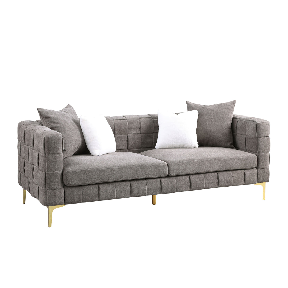 Deepth 35", length 85" weave sofa ,contemporary new concept sofa.handcrafted weave sofa. 3 seater | Home Elegance USA