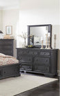 Bolingbrook Dresser With Mirror In Wire-Brushed Charcoal 1647-Dm | Homelegance