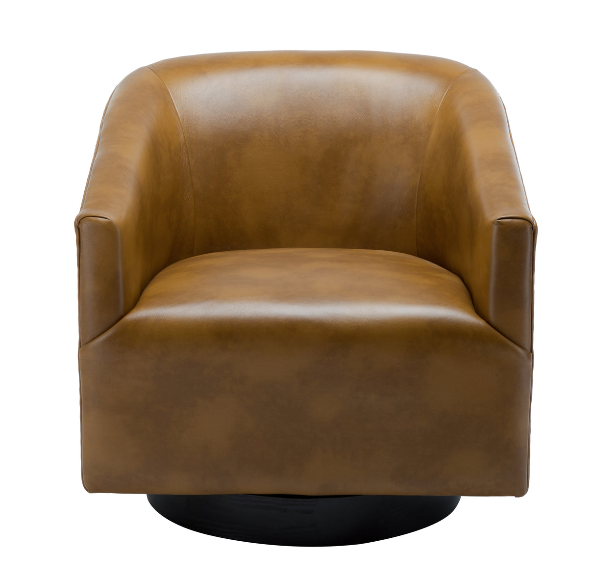 Garland Camel Wood Base Swivel Chair - Home Elegance USA