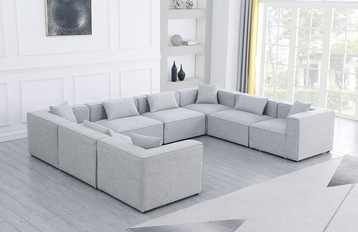 Cube - Modular Sectional - Gray - 630Grey - Sec8A - Home Elegance USA - 4