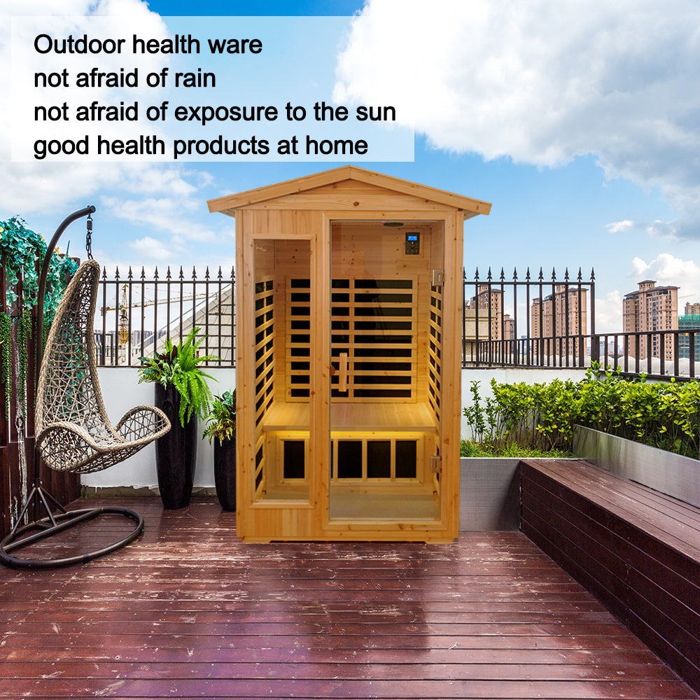 Outdoor far infrared  sauna room (Two person )