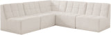 Relax - Modular Sectional 5 Piece - Cream - Home Elegance USA