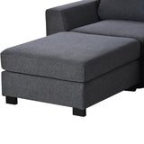 3 Pieces U shaped Sofa with Removable Ottomans | Home Elegance USA