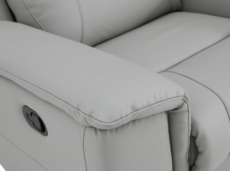 Global United  Modern Reclining Leather Air Upholstered Chair