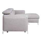 Reyes - Sectional Sofa - Beige Nubuck - Home Elegance USA