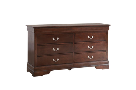 Glory Furniture Louis Phillipe G3125-D Dresser , Cappuccino - Home Elegance USA