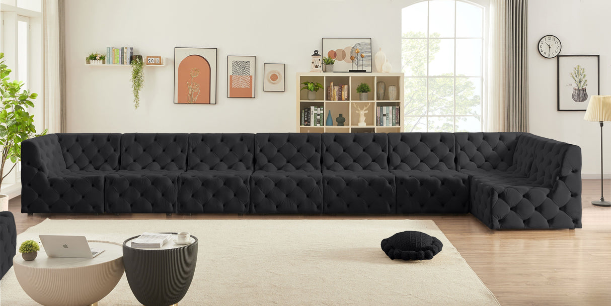 Tuft - Modular Sectional 8 Piece - Black - Home Elegance USA