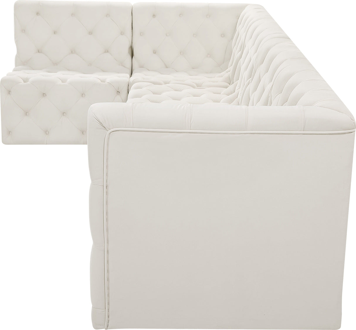 Tuft - Modular Sectional 5 Piece - Cream - Fabric - Home Elegance USA