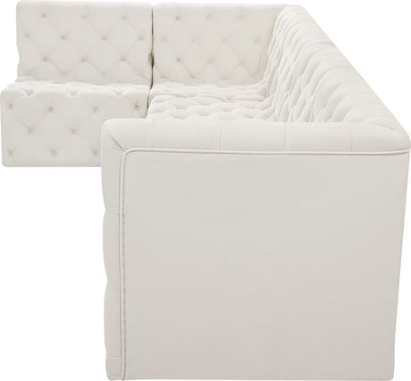 Tuft - Modular Sectional 5 Piece - Cream - Fabric - Home Elegance USA