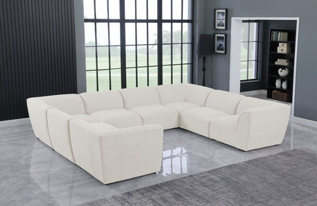 Miramar - Modular Sectional 8 Piece - Cream - Home Elegance USA