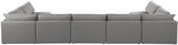 Mackenzie - Modular Sectional 7 Piece - Gray - Fabric - Home Elegance USA