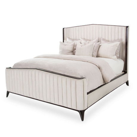 Michael Amini Paris Chic Tufted Panel Bed - Home Elegance USA