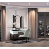 Michael Amini Paris Chic Vanity Desk Chair - Home Elegance USA
