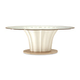 Aico Furniture - London Place Entry Table In Creamy Pearl - 9004227-112