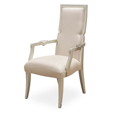 Aico Furniture - Camden Court Arm Chair Assembled In Pearl (Set Of 2) - 9005004A-126