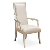 Aico Furniture - Camden Court Arm Chair Assembled In Pearl (Set Of 2) - 9005004A-126